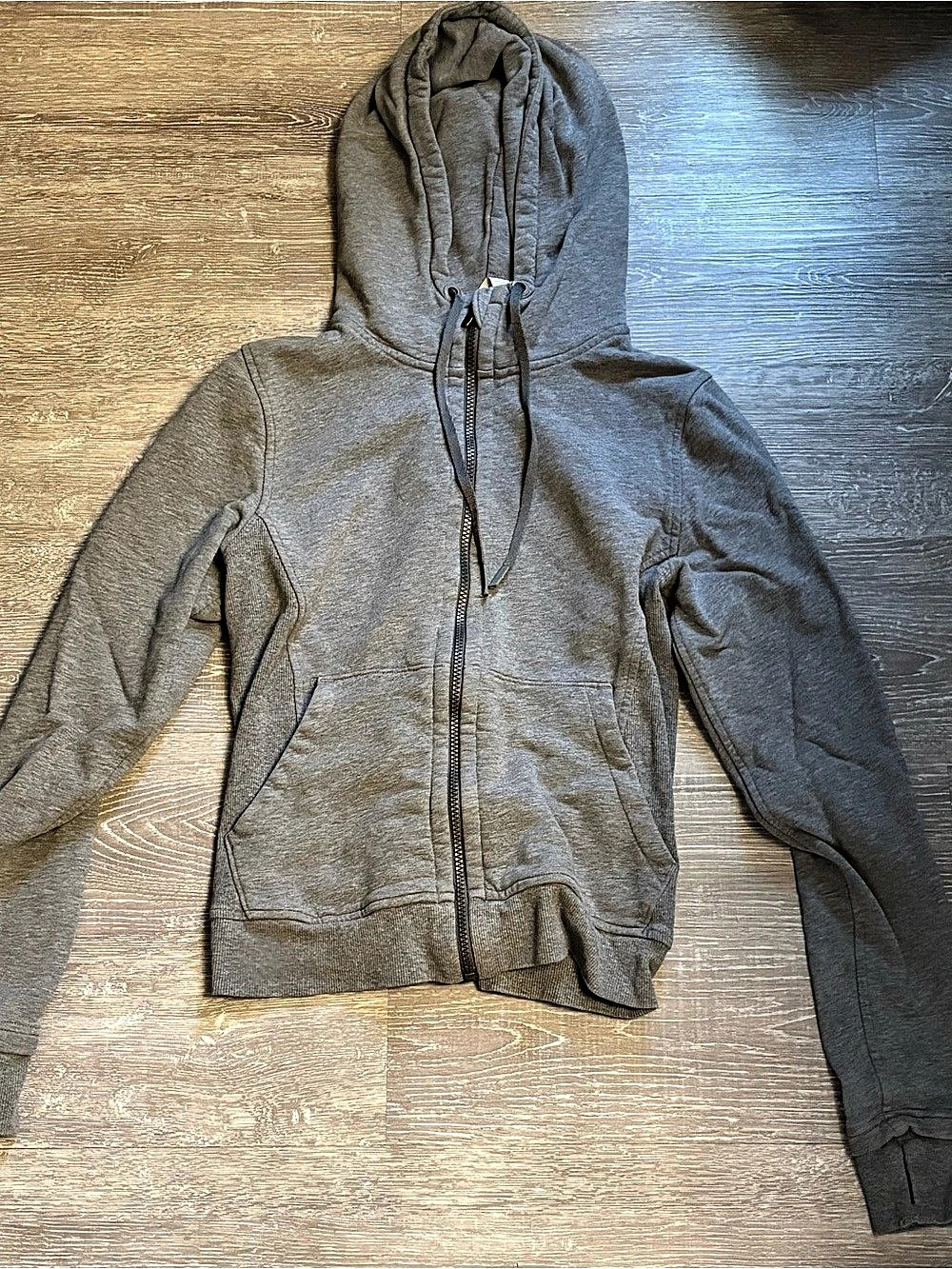 Lululemon Define Sweater Gray Full-Zip Hoodie Size 10